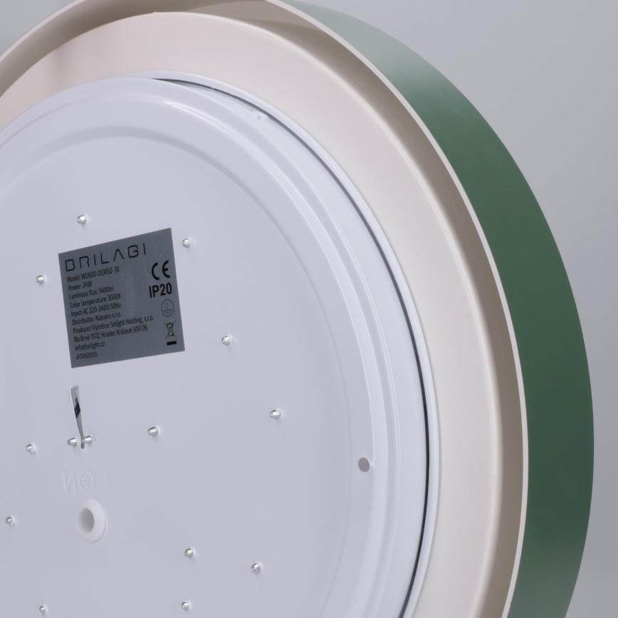 Brilagi - Потолочный светильник LED MATTEO LED/24W/230V Ø 31 см зеленый