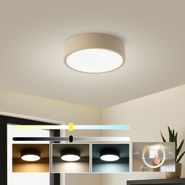Brilagi - потолочный светильник LED POOL LED/18W/230V 3000/4000/6000K, диаметр 20 см, бежевый