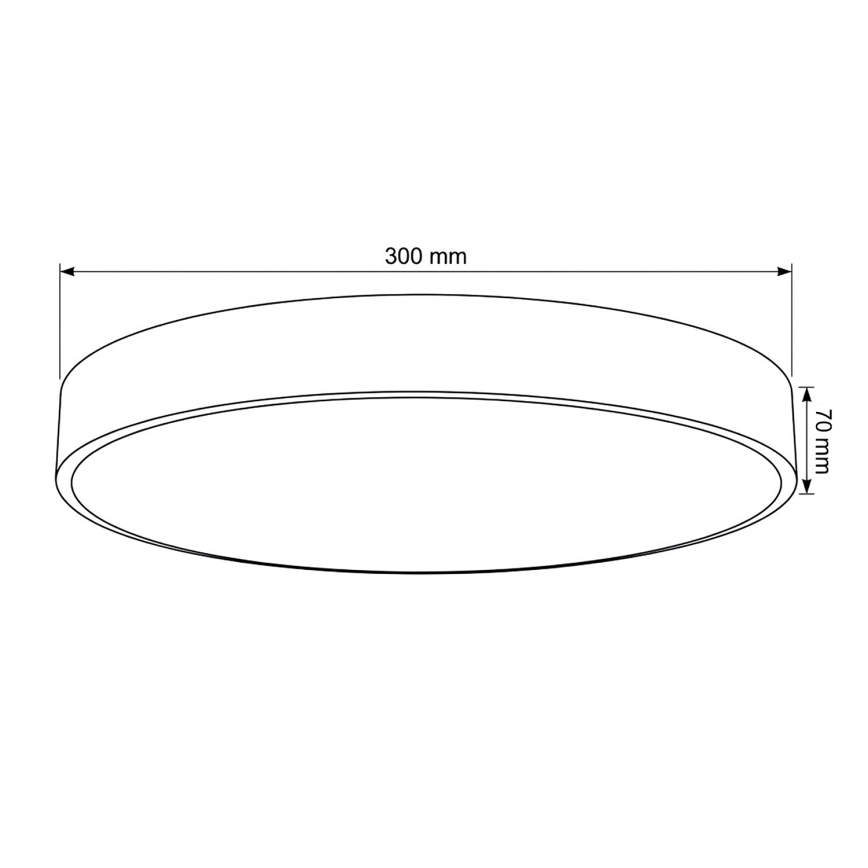 Brilagi - диммируемый LED потолочный светильник POOL LED/36W/230V 3000-6000K диаметр 30 см бежевый + пульт дистанционного управления