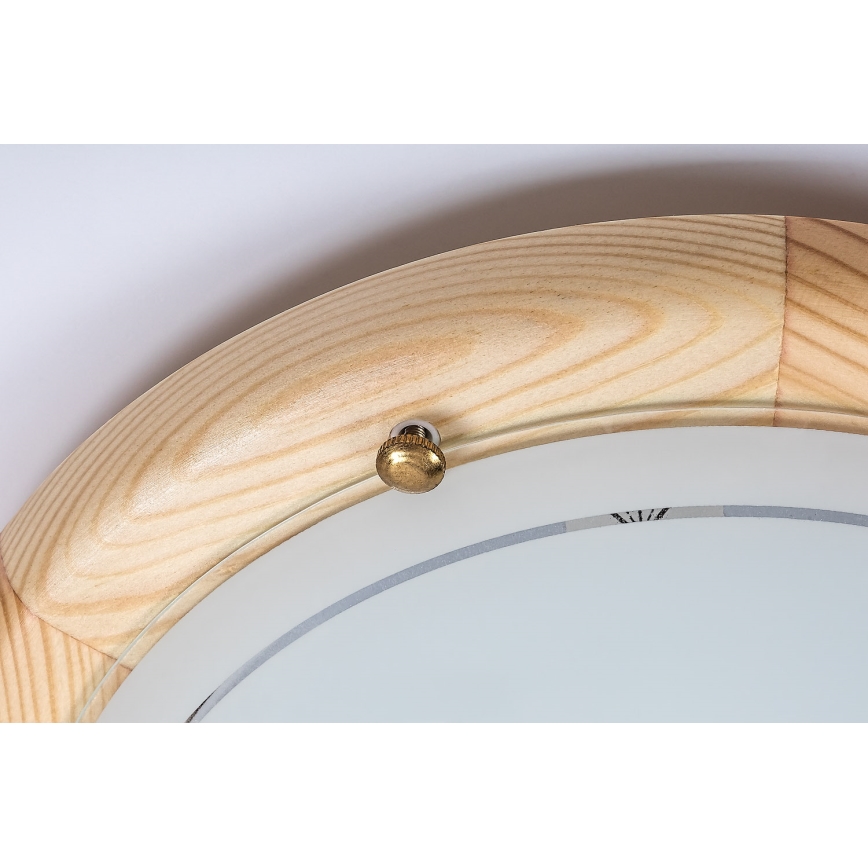 Brilagi - Потолочный светильник ORBIS 1xE27/60W/230V, диаметр 30 см, сосна