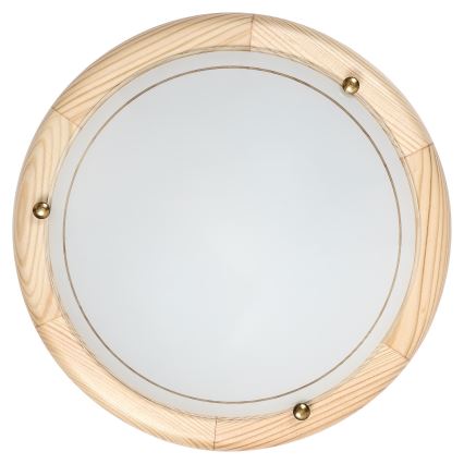 Brilagi - Потолочный светильник ORBIS 1xE27/60W/230V, диаметр 30 см, сосна