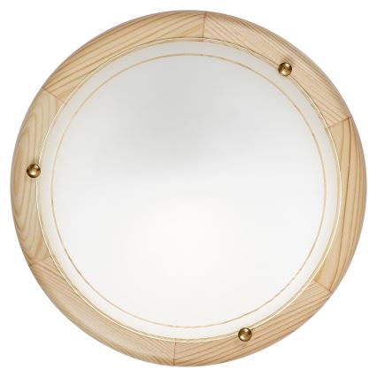 Brilagi - Потолочный светильник ORBIS 1xE27/60W/230V, диаметр 30 см, сосна