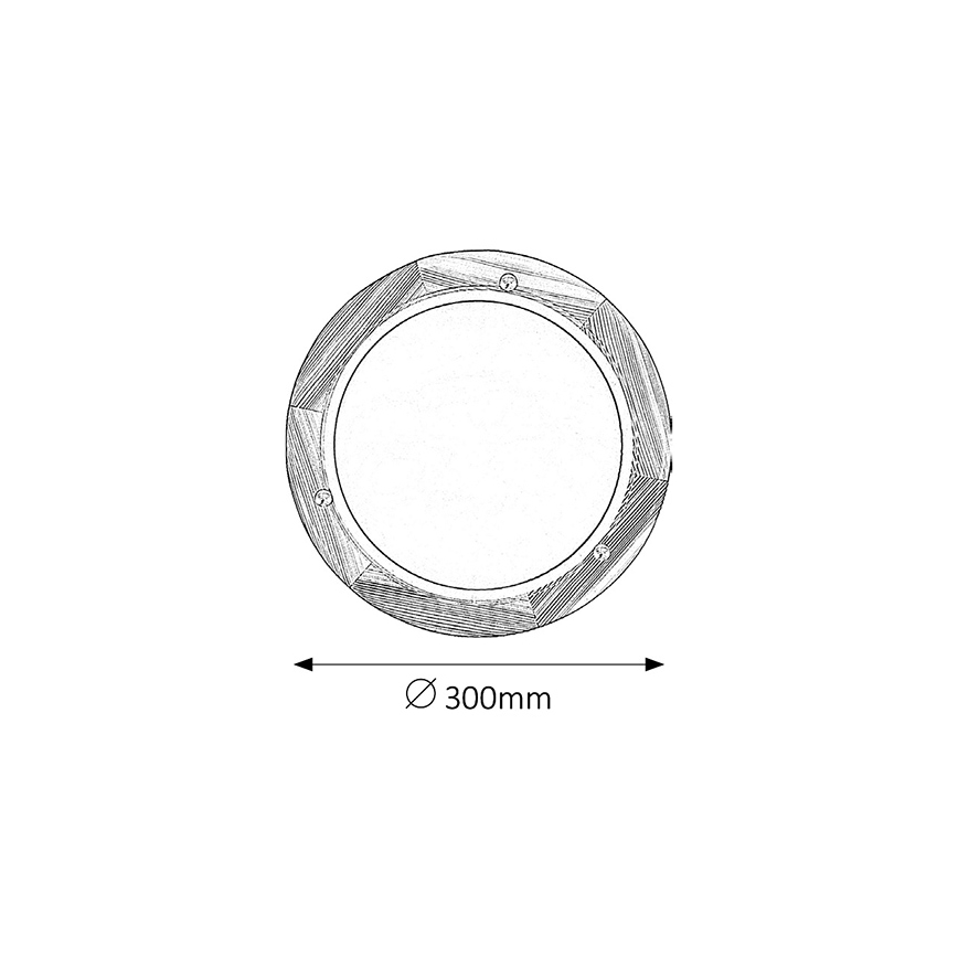 Brilagi - Потолочный светильник ORBIS 1xE27/60W/230V, диаметр 30 см, сосна