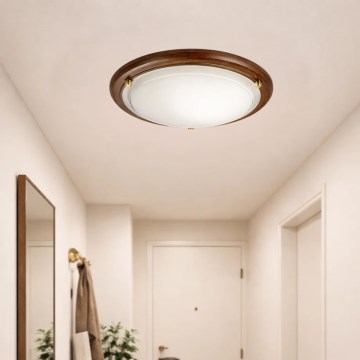 Brilagi - Потолочный светильник ORBIS 1xE27/60W/230V диаметр 30 см сосна