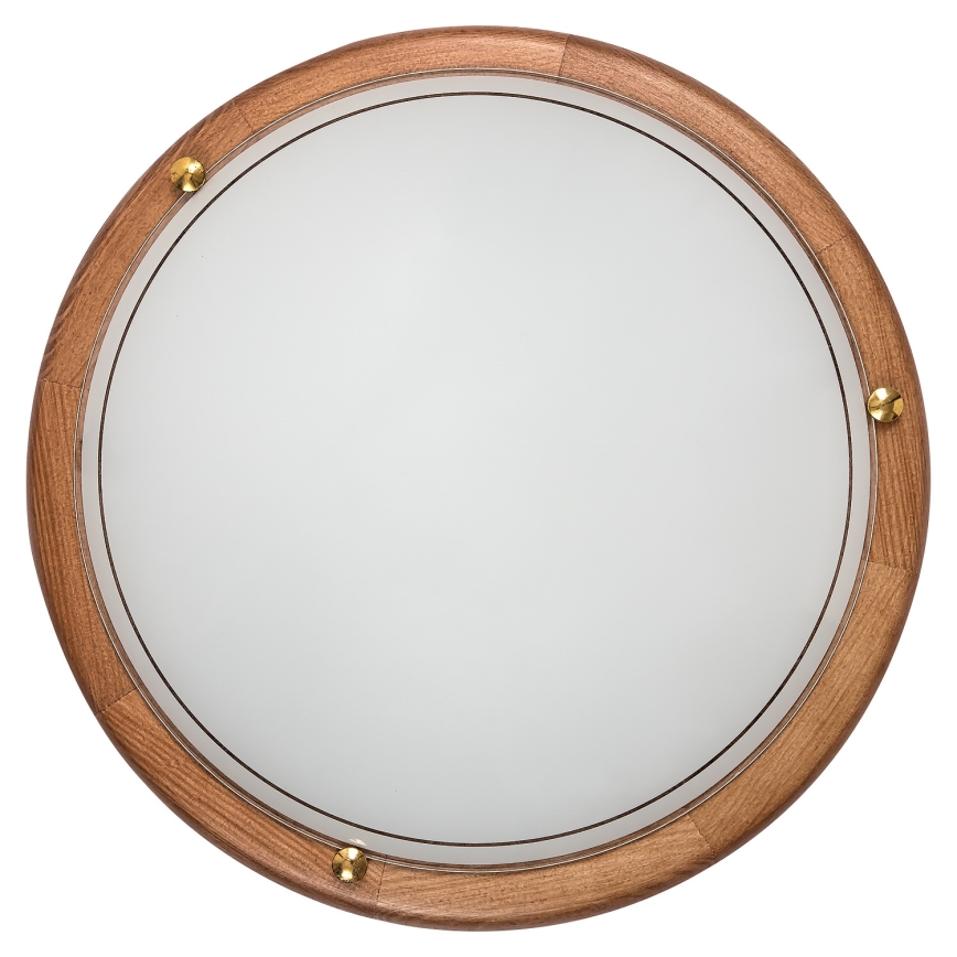 Brilagi - Потолочный светильник ORBIS 2xE27/60 Вт/230 В, диаметр 38 см, сосна