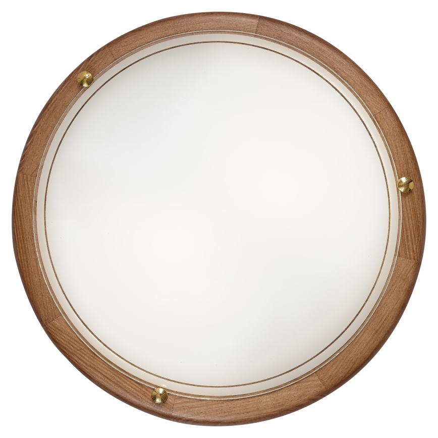 Brilagi - Потолочный светильник ORBIS 2xE27/60 Вт/230 В, диаметр 38 см, сосна