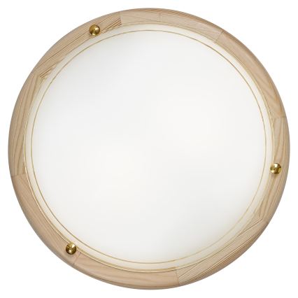 Brilagi - Потолочный светильник ORBIS 2xE27/60W/230V, диам. 38 см, сосна