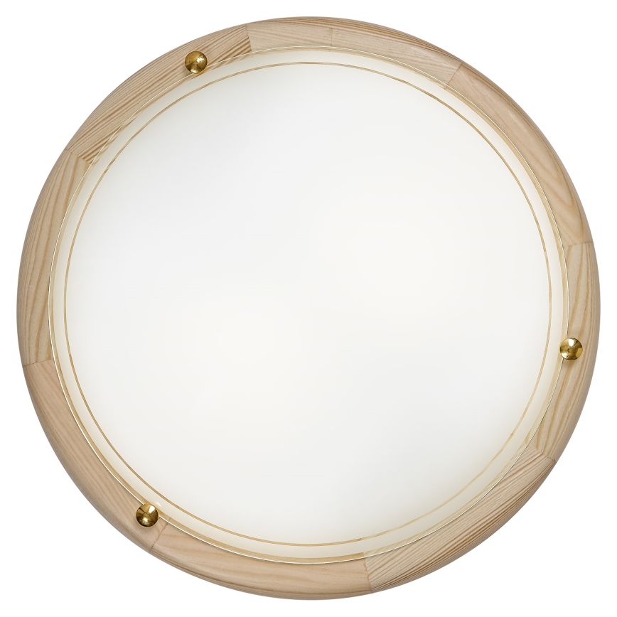 Brilagi - Потолочный светильник ORBIS 2xE27/60W/230V, диам. 38 см, сосна