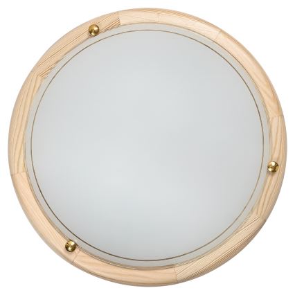 Brilagi - Потолочный светильник ORBIS 2xE27/60W/230V, диам. 38 см, сосна