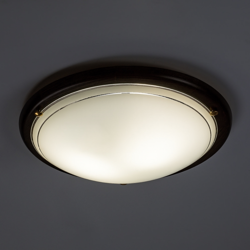 Brilagi - потолочный светильник ORBIS 2xE27/60W/230V Ø 38 см, сосна