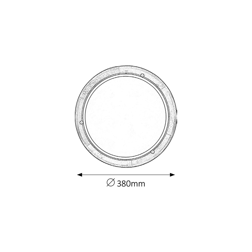 Brilagi - потолочный светильник ORBIS 2xE27/60W/230V Ø 38 см, сосна