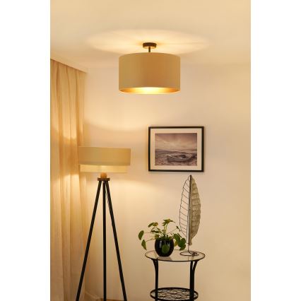 Brilagi - Потолочная люстра OREGON ROLLER VEGE 1xE27/15W/230V диам. 45 см бежевый