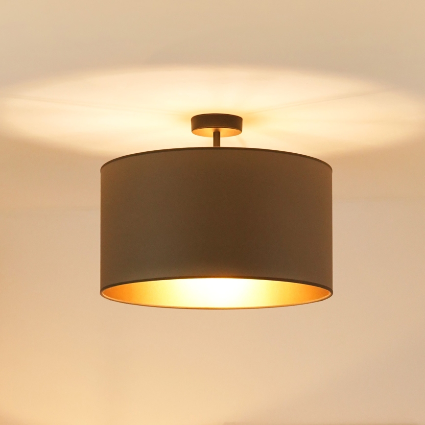 Brilagi - Потолочная люстра OREGON ROLLER VEGE 1xE27/15W/230V диаметр 45 см, серая