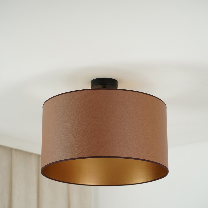 Brilagi - Потолочная люстра OREGON ROLLER VEGE 1xE27/15W/230V диаметр 45 см коричневый