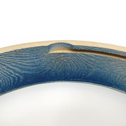 Brilagi - Потолочный светильник PINO 1xE27/15 Вт/230 В сосна/синий диаметр 27,5 см