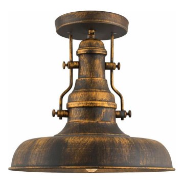 Brilagi - Потолочный светильник PYRONIC 1xE27/40W/230V Ø 32 см бронза/патина