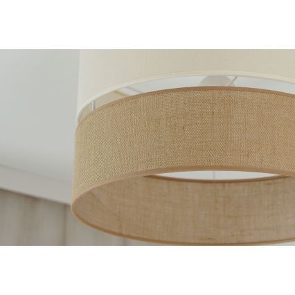 Brilagi - Потолочная люстра ROYAL YUTE 1xE27/15W/230V диаметр 40 см бежево-кремовая