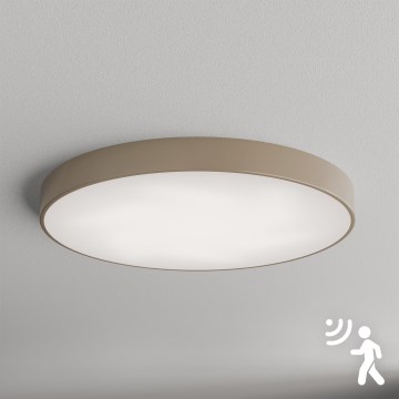 Brilagi - Потолочный светильник с датчиком CLARE 6xE27/24W/230V диаметр 80 см бежевый