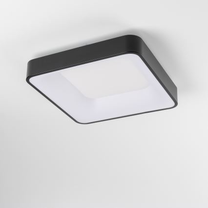Brilagi - диммируемый LED потолочный светильник FALCON II LED/80W/230V 3000-6500K 40x40 cm чёрный + пульт дистанционного управления
