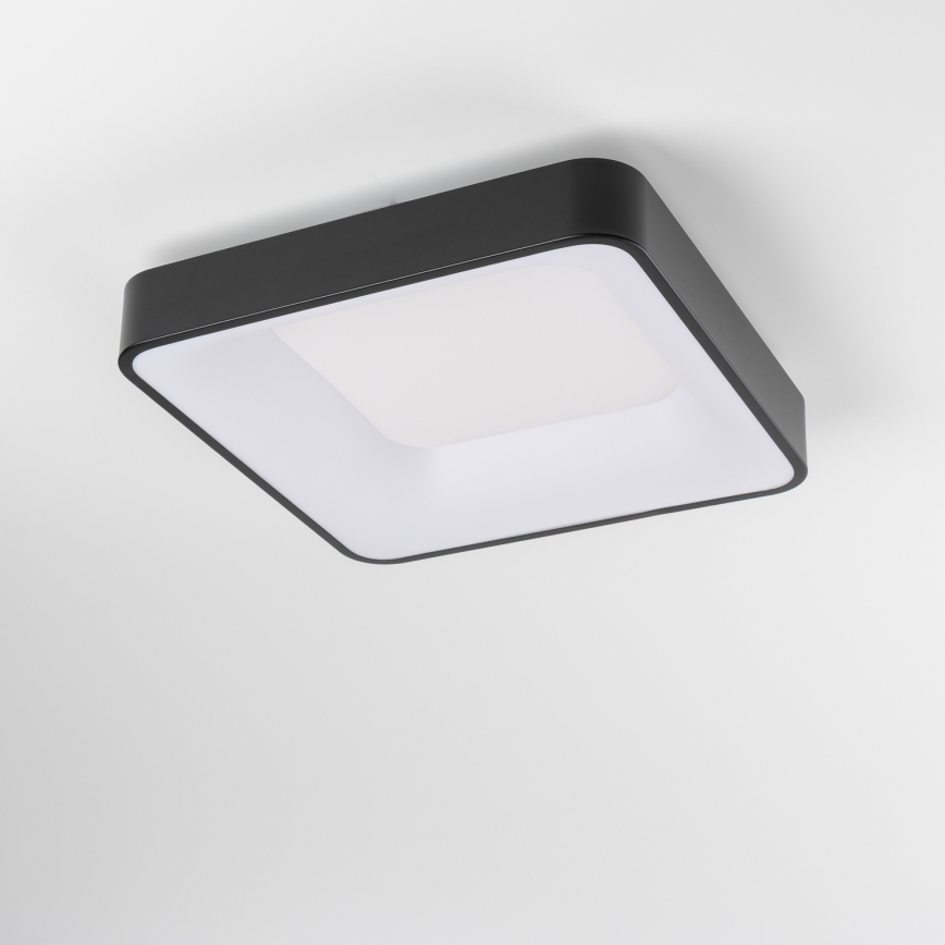 Brilagi - диммируемый LED потолочный светильник FALCON II LED/80W/230V 3000-6500K 40x40 cm чёрный + пульт дистанционного управления