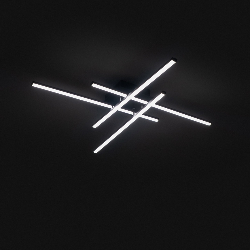 Brilagi - LED потолочный светильник STRIPES LED/37W/230V 68x68 см черный