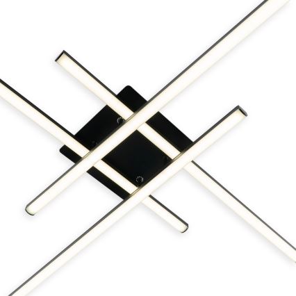 Brilagi - LED потолочный светильник STRIPES LED/37W/230V 68x68 см черный
