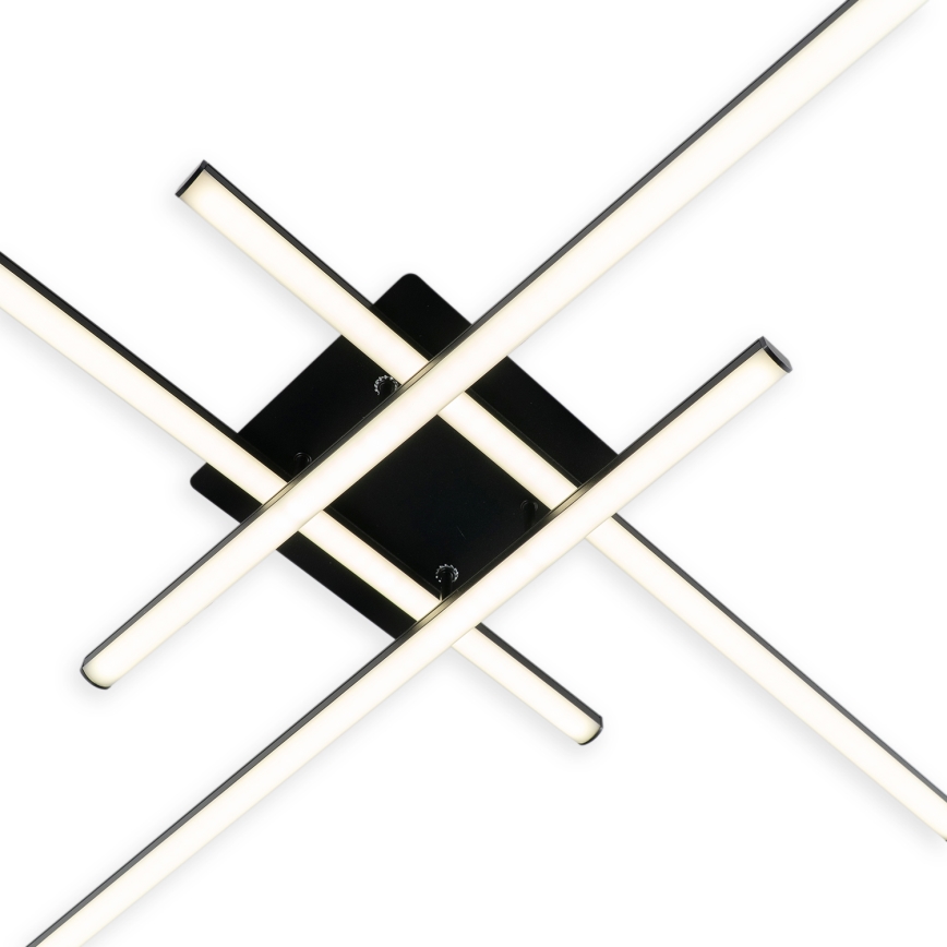Brilagi - LED потолочный светильник STRIPES LED/37W/230V 68x68 см черный