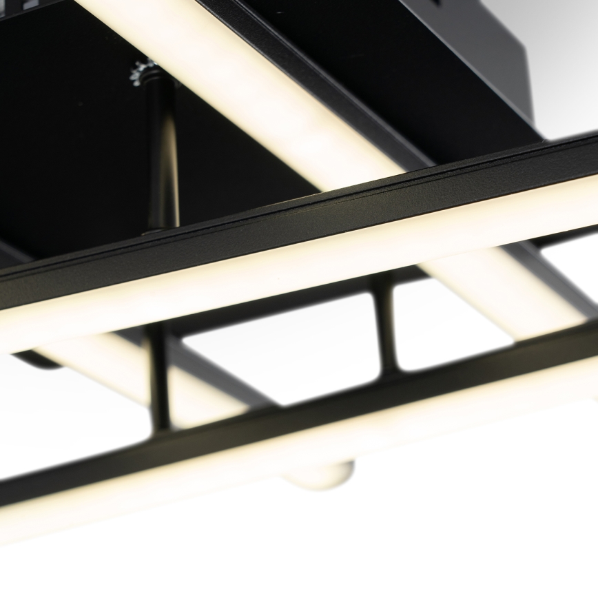 Brilagi - LED потолочный светильник STRIPES LED/37W/230V 68x68 см черный