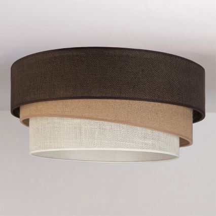 Brilagi - Потолочный светильник TRIO 1xE27/60W/230V, диаметр 40 см, коричневый/бежевый/белый