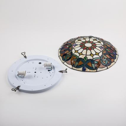 Brilagi - Потолочный светильник в стиле Тиффани LUISA, 2xE27/60W/230V, диаметр 40 см