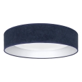 Brilagi - потолочный светильник VELVET SIMPLE LED/36W/230V 3000K, диаметр 55 см, синий
