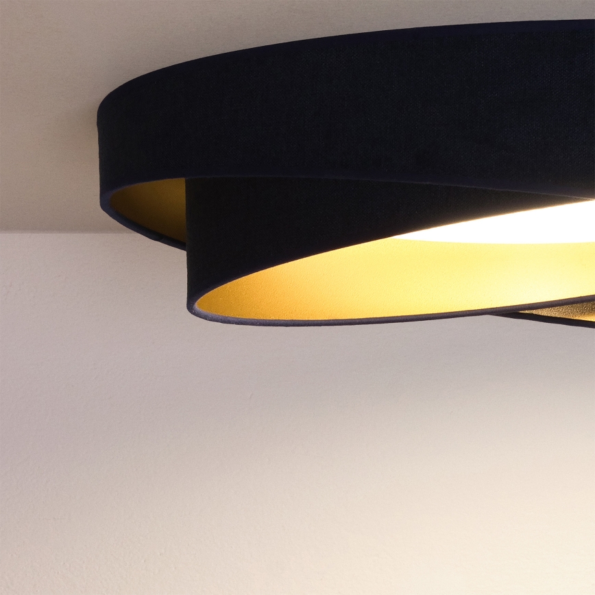 BRILAGI - LED Потолочный светильник VELVET TWIST LED/24W/230V 4000K диам. 55 см синий/золотой