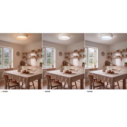 Brilagi - потолочный светильник VELVET VARI LED, 24 Вт, 230 В, 3000/4000/6500 К, диам. 45 см, белый