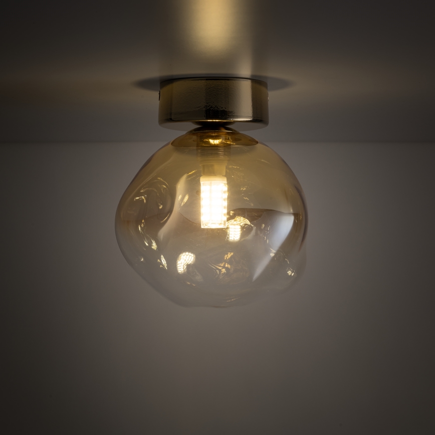 Brilagi - Потолочный светильник VULCANO 1xG9/8W/230V золотой/дымчато-бежевый