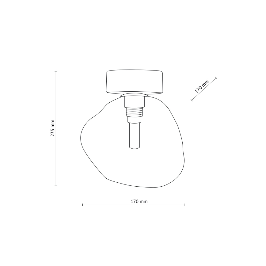 Brilagi - Потолочный светильник VULCANO 1xG9/8W/230V золотой/дымчато-бежевый