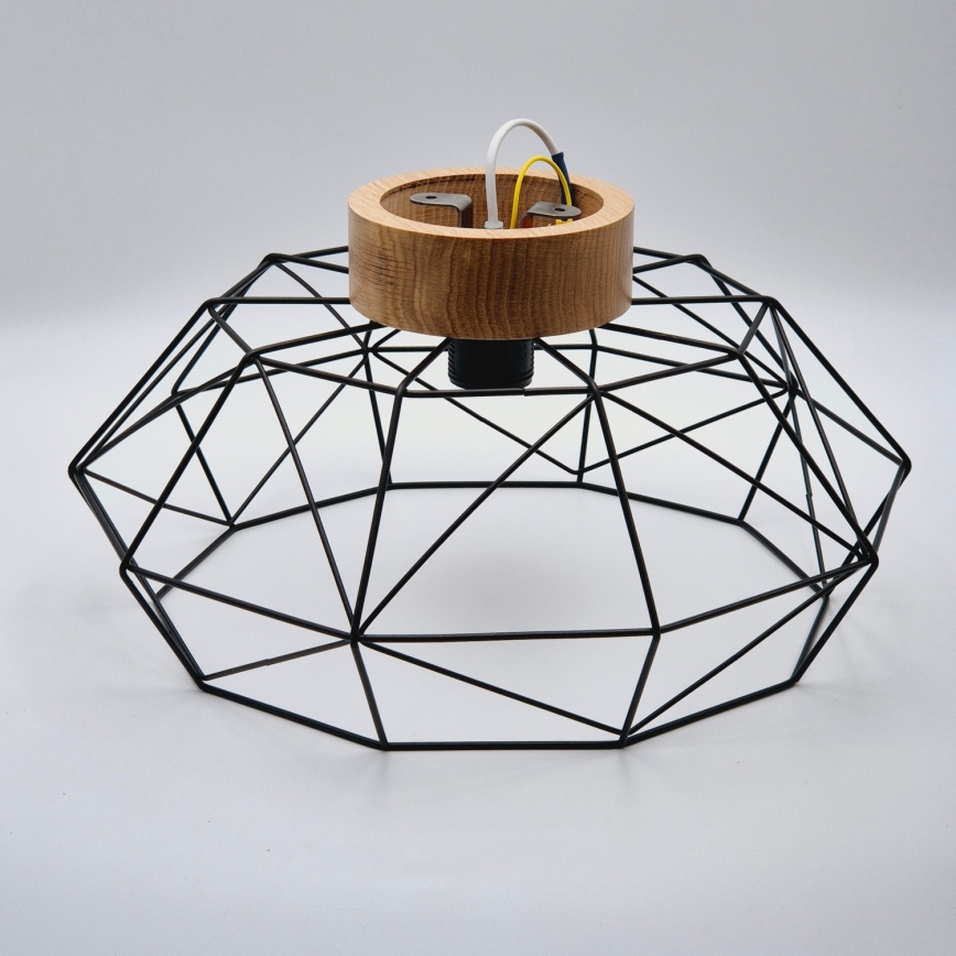 Brilagi - Потолочный светильник WOODY BASKET 1xE27/60W/230V Ø 40 см дуб