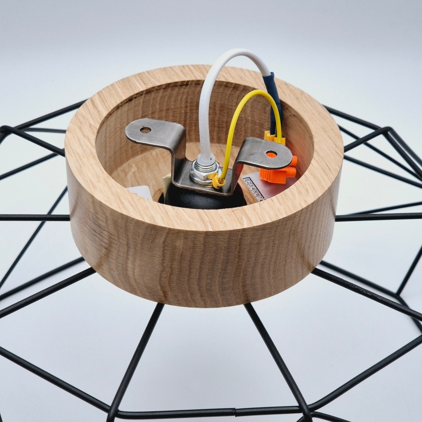 Brilagi - Потолочный светильник WOODY BASKET 1xE27/60W/230V Ø 40 см дуб