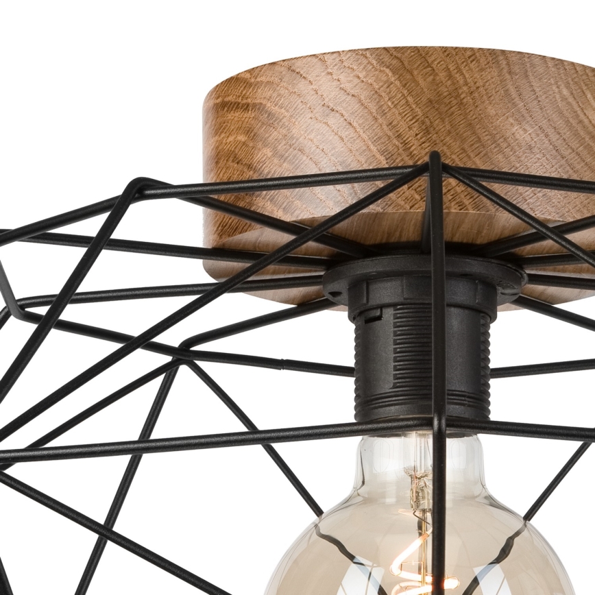 Brilagi - Потолочный светильник WOODY BASKET 1xE27/60W/230V Ø 40 см дуб