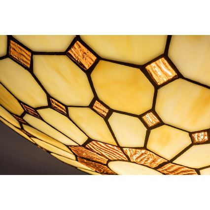 Brilagi - Потолочный витражный светильник Tiffany DORAN 2xE27/60W/230V