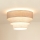 Brilagi - Потолочный светильник ALASKA LUNETA 1xE27/15W/230V диаметр 45 см серый/кремовый