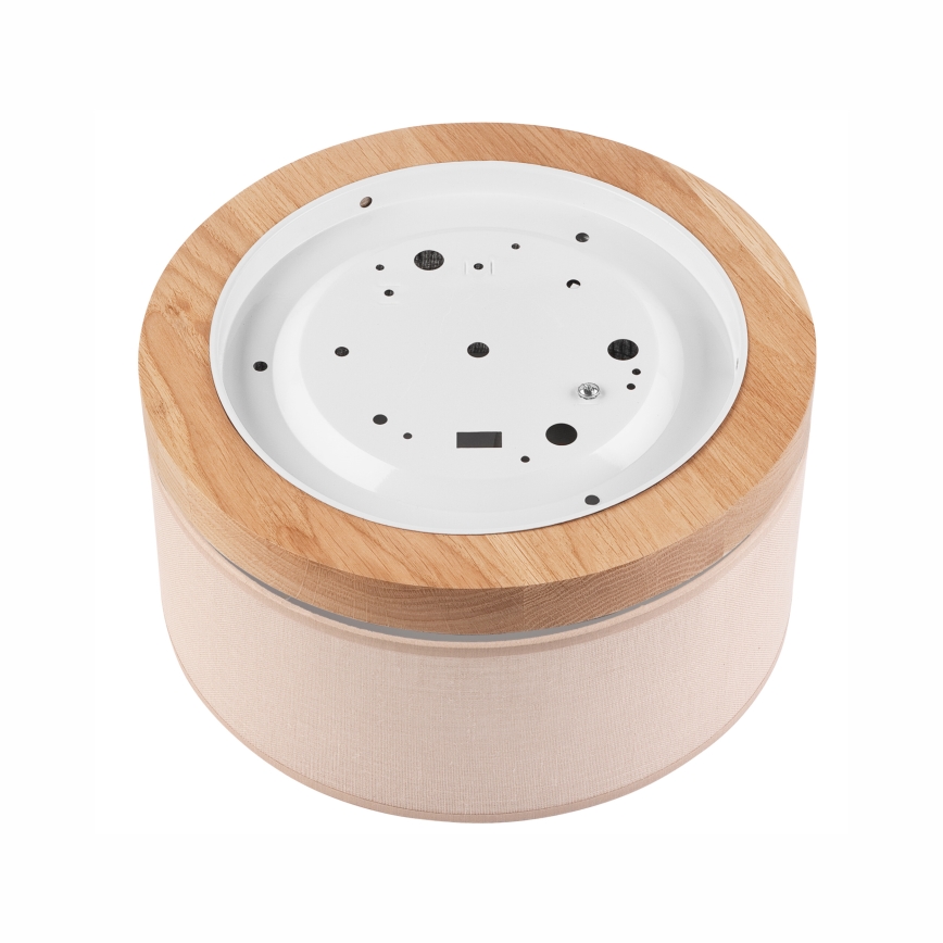 Brilagi - Потолочный светильник BELLADONNA 1xE27/15W/230V диаметр 30 см бежевый/дуб