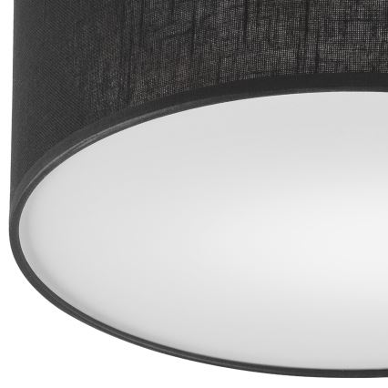 Brilagi - Потолочный светильник BELLADONNA 1xE27/15W/230V диаметр 30 см черный/дуб
