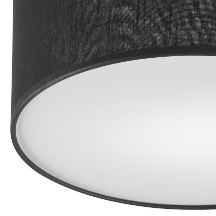 Brilagi - Потолочный светильник BELLADONNA 1xE27/15W/230V диаметр 30 см черный/сосна