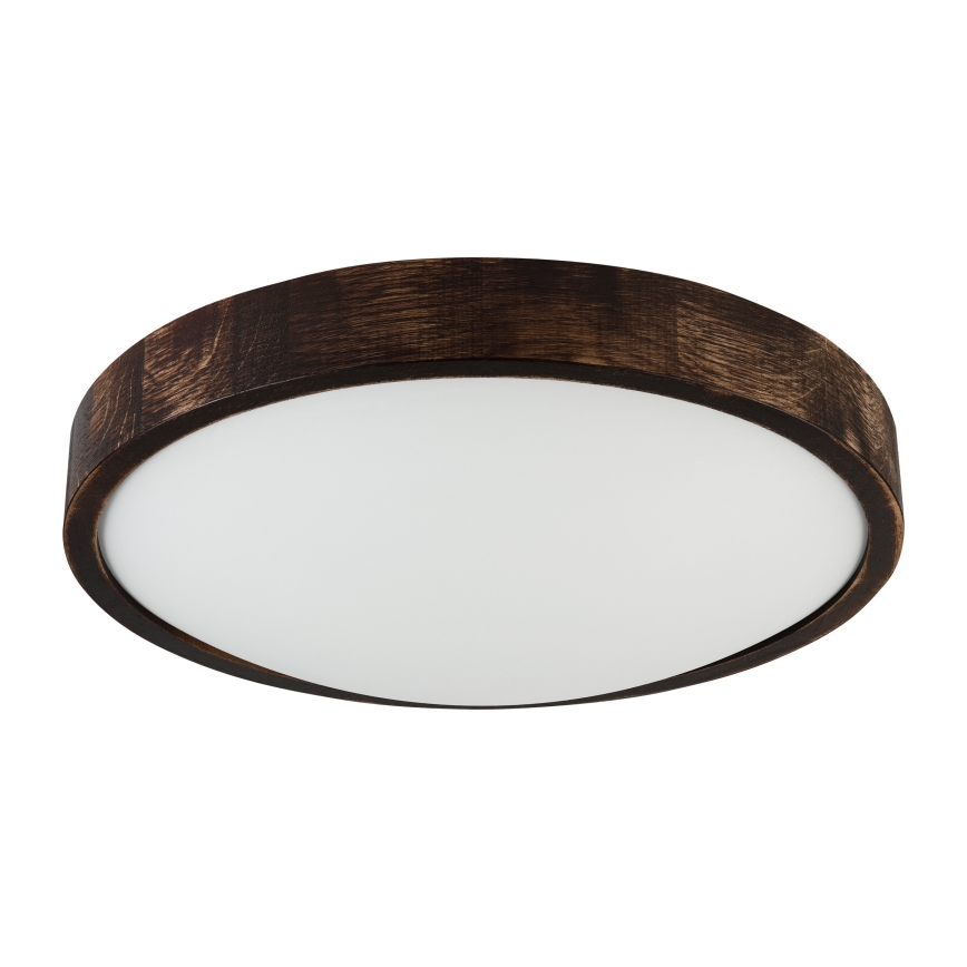 Brilagi - Потолочный светильник CARVALHO SLIM SMOKEY 2xE27/60W/230V дуб диам. 37,5 см
