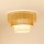 Brilagi - Потолочный светильник CEDAR LUNETA 1xE27/15W/230V диаметр 45 см бежевый/коричневый/кремовый