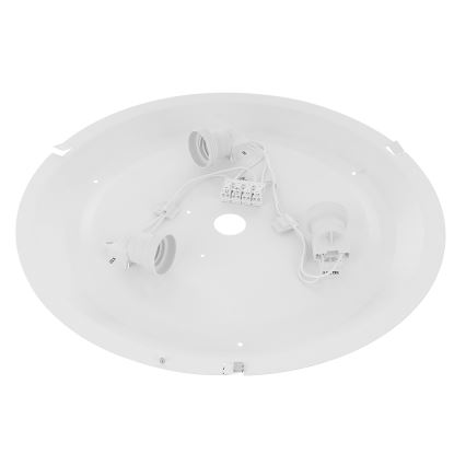 Brilagi - Потолочный светильник для ванной комнаты CLARE 3xE27/24W/230V диаметр 40 см IP54 серый