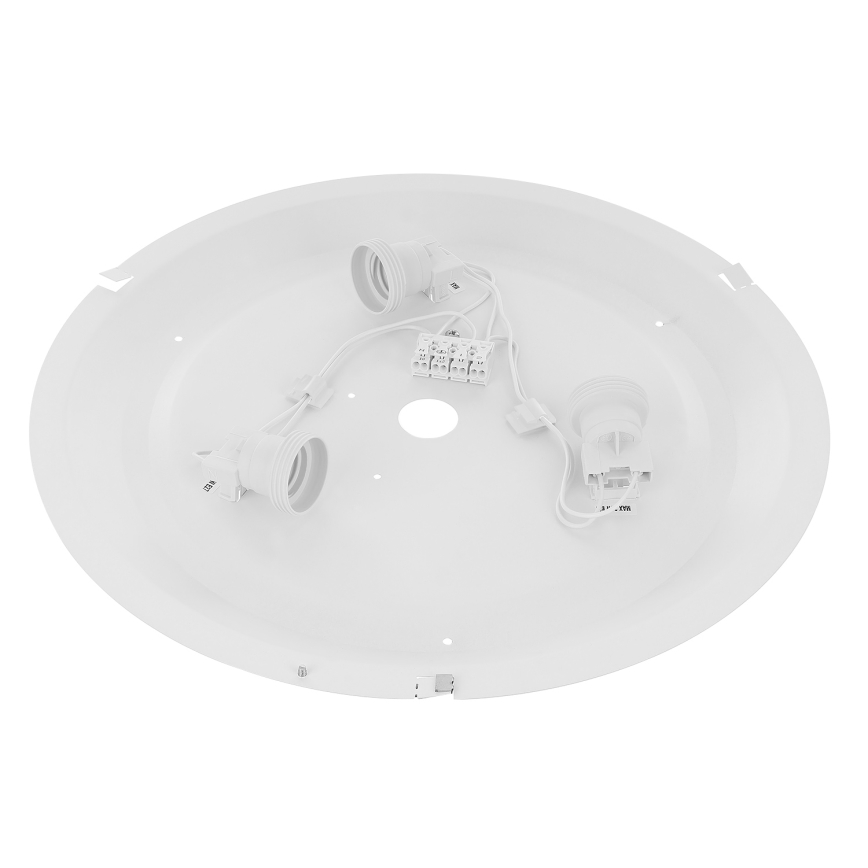 Brilagi - Потолочный светильник для ванной комнаты CLARE 3xE27/24W/230V диаметр 40 см IP54 серый