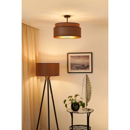 Brilagi - Потолочная люстра OREGON VEGE 1xE27/15W/230V диаметр 45 см коричневый