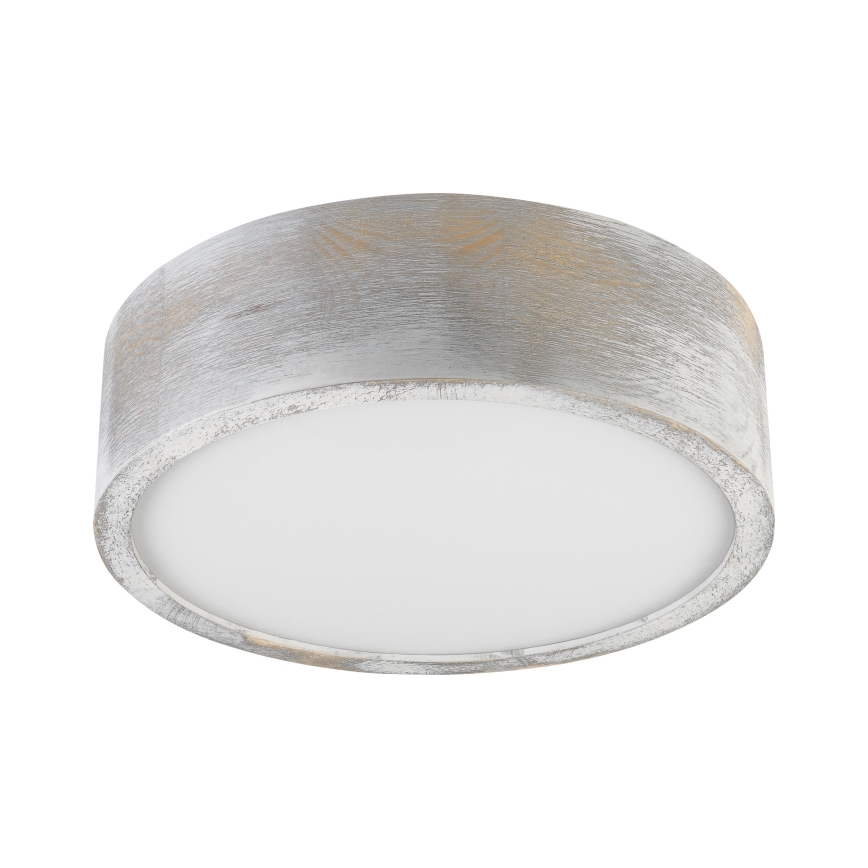 Brilagi - Потолочный светильник PINO 1xE27/15W/230V сосна/серебристый диам. 27,5 см