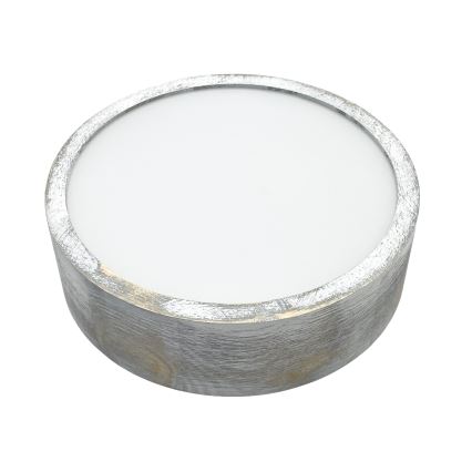 Brilagi - Потолочный светильник PINO 1xE27/15W/230V сосна/серебристый диам. 27,5 см